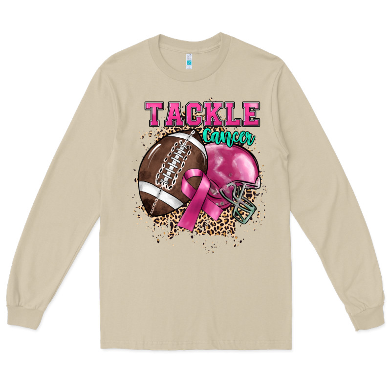 Tackle Cancer Long Sleeve Tee by HowdyJamesFarm | Teevron