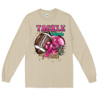 Mushroom Tackle Cancer Long Sleeve Tee - HowdyJamesFarm