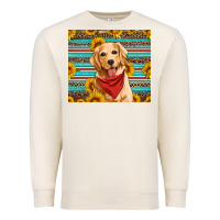 Sandshell golden retriever with sunflowers Premium Sweatshirt - Artiststas