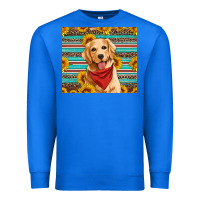 True Royal golden retriever with sunflowers Premium Sweatshirt - Artiststas