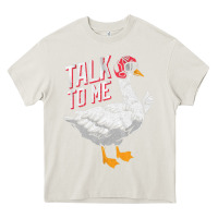 Cream Talk To Me- Funny Goose Tee- Funny Goose Gifts Premium Heavy Core Tee - minhPixels
