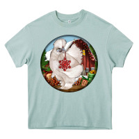 Arona silkie chicken christmas Heavy Core Tee - LillyAllenDesigns