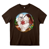 Silkie Chicken Christmas Heavy Core Tee | Teevron
