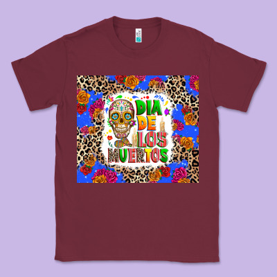 Dia De Los Muertos Classic Tee Designed By Ranaportraitstore