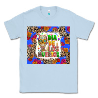 Dusty Blue Dia de los muertos Classic Tee - RanaPortraitStore