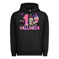 Pigment Black my first pink halloween Urban Hoodie - AdoDesignShop
