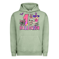 Pigment Oil Green my first pink halloween Urban Hoodie - AdoDesignShop