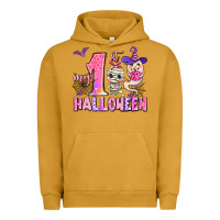 Pigment Peanut Butter my first pink halloween Urban Hoodie - AdoDesignShop