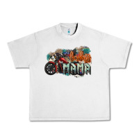 Lunar Rock Badass Mama motorcycle Urban Heavy Tee - HowdyJamesFarm