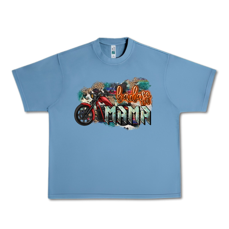 Badass Mama Motorcycle Urban Heavy Tee by HowdyJamesFarm | Teevron