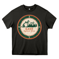 Asphalt Glacier National Park Heavy Core Tee - minhPixels