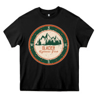 Black Glacier National Park Heavy Core Tee - minhPixels