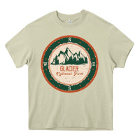 Mossy Glacier National Park Heavy Core Tee - minhPixels