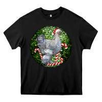 Black brahma chicken christmas Heavy Core Tee - LillyAllenDesigns