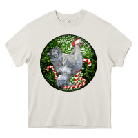 Cream brahma chicken christmas Heavy Core Tee - LillyAllenDesigns