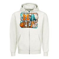 Oatmeal Heather Basketball and Volleyball mama Mother's Day Zipper Hoodie - LillyAllenDesigns