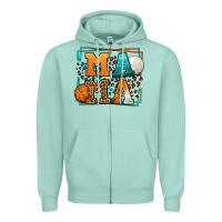 Seafoam Basketball and Volleyball mama Mother's Day Zipper Hoodie - LillyAllenDesigns