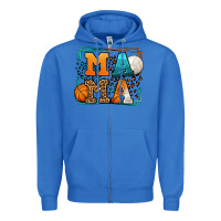 True Royal Basketball and Volleyball mama Mother's Day Zipper Hoodie - LillyAllenDesigns