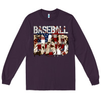 Plum baseball dad Long Sleeve Tee - Jasminsmagicworld