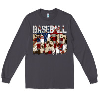 Smoke baseball dad Long Sleeve Tee - Jasminsmagicworld