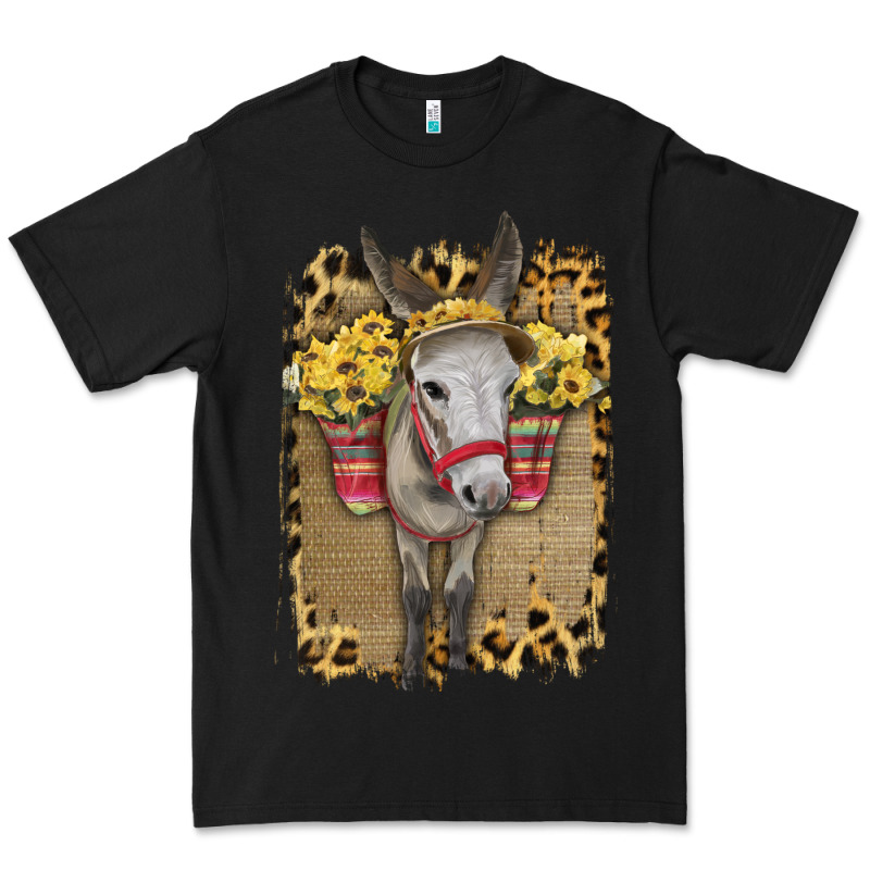 Donkey With Sunflowers Premium Tee by Bettercallsaul | Teevron