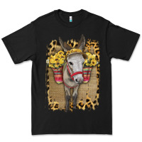 Black Donkey With Sunflowers Premium Tee - Bettercallsaul