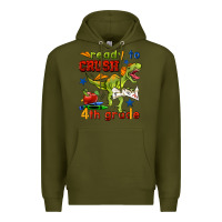 Army Green ready to crush 4th grade Premium Hoodie - BundleAndBundleShop