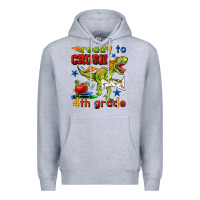 Heather Grey ready to crush 4th grade Premium Hoodie - BundleAndBundleShop