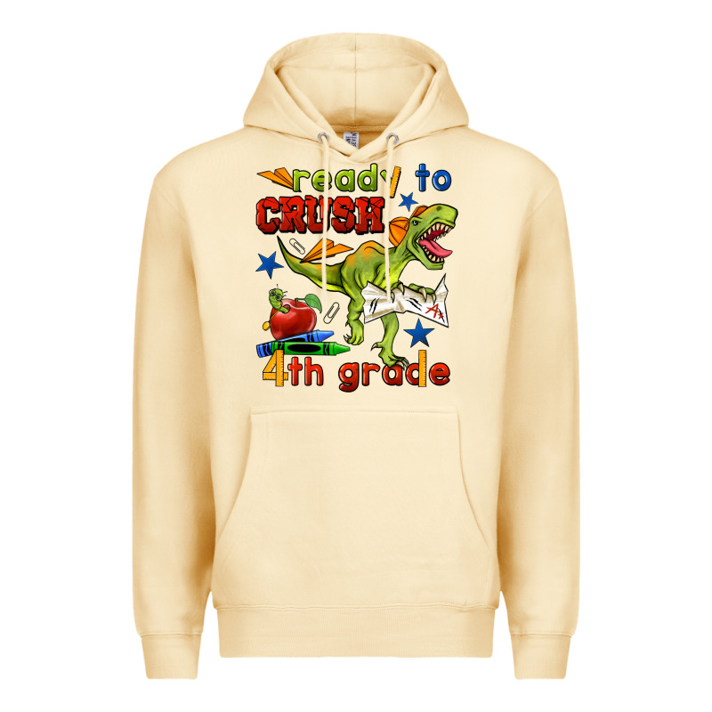 Ready To Crush 4th Grade Premium Hoodie by BundleAndBundleShop | Teevron