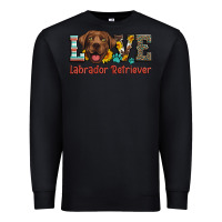 Black love labrador retriever Premium Sweatshirt - Artiststas