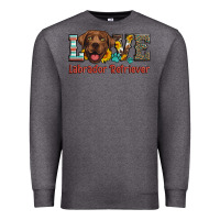 Charcoal Heather love labrador retriever Premium Sweatshirt - Artiststas