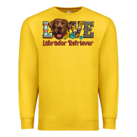 Lemon love labrador retriever Premium Sweatshirt - Artiststas