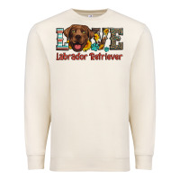 Sandshell love labrador retriever Premium Sweatshirt - Artiststas