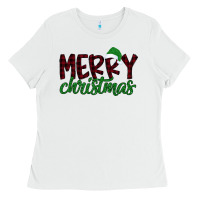 White Merry Christmas Ladies Tee - Bettercallsaul
