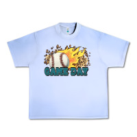 Grape Ice game day baseball leopard flames fireball Urban Heavy Tee - HowdyJamesFarm