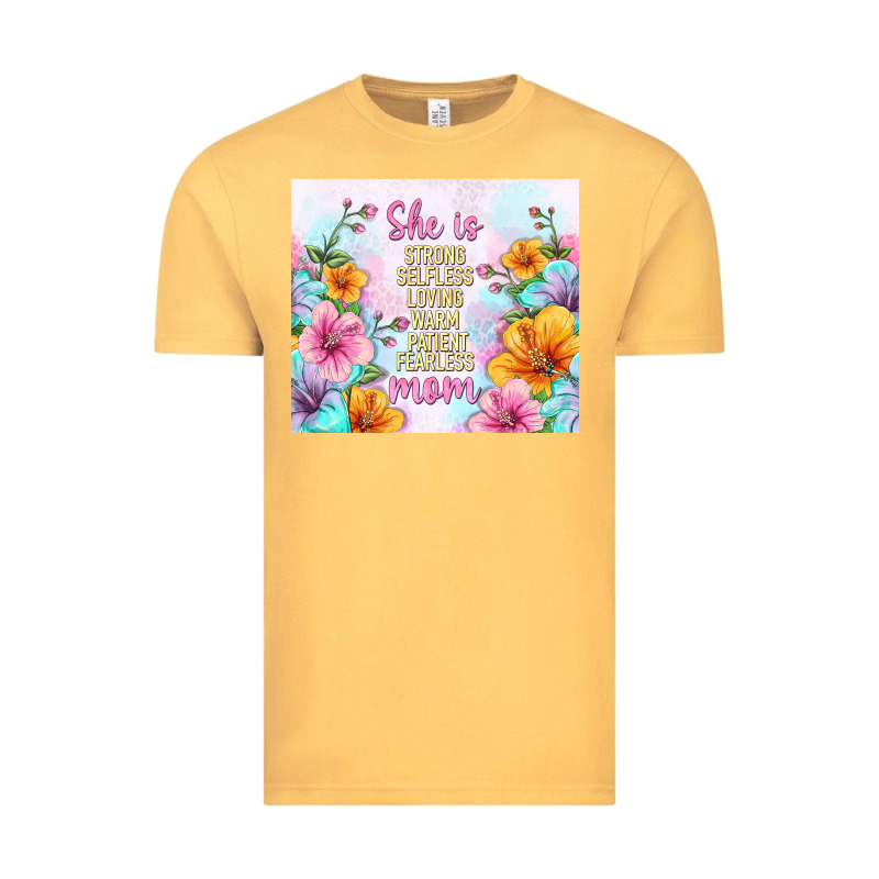 She Is Mom With Flowers Vintage Tee by TumblerDesignByShophia | Teevron
