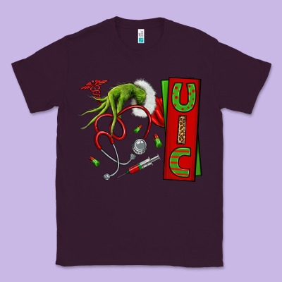 Christmas Character Classic Tee Designed By Nancycooperartshop