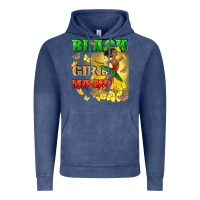 Vintage Denim black girl magic Vintage Hoodie - CowGirlArtShop