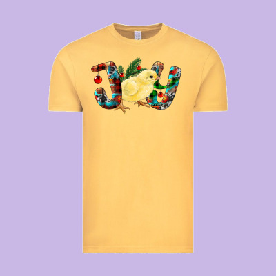 Christmas Joy With Chick Vintage Tee Designed By Ranaportraitstore