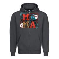 Smoke leopard baseball mama Mother's Day Zipper Hoodie - LillyAllenDesigns