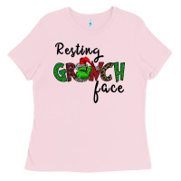 Bubblegum Pink Merry Grinch Mas Ladies Tee - Bettercallsaul