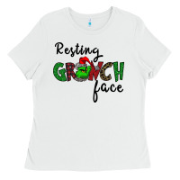 White Merry Grinch Mas Ladies Tee - Bettercallsaul