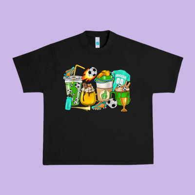Football Coffee Cups Urban Heavy Tee Designed By Howdyjamesfarm