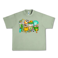 Oil Green Football coffee cups Urban Heavy Tee - HowdyJamesFarm