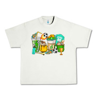 Pistachio Football coffee cups Urban Heavy Tee - HowdyJamesFarm