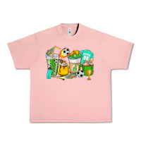 Salmon Football coffee cups Urban Heavy Tee - HowdyJamesFarm
