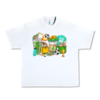 White Football coffee cups Urban Heavy Tee - HowdyJamesFarm