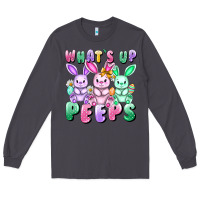Smoke What's up peeps Easter bunnies Easter Day Long Sleeve Tee - CowGirlArtShop