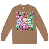 Toasted Coconut What's up peeps Easter bunnies Easter Day Long Sleeve Tee - CowGirlArtShop