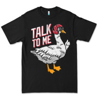 Black Talk To Me- Funny Goose Tee- Funny Goose Gifts Premium Premium Tee - minhPixels